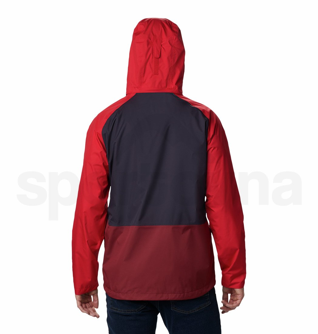 Bunda Columbia Rain Scape™ Jacket - fialová/červená
