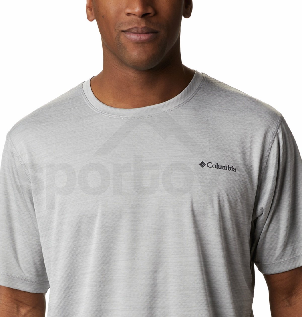 Tričko Columbia Zero Rules™ SS Shirt M - bílá/šedá