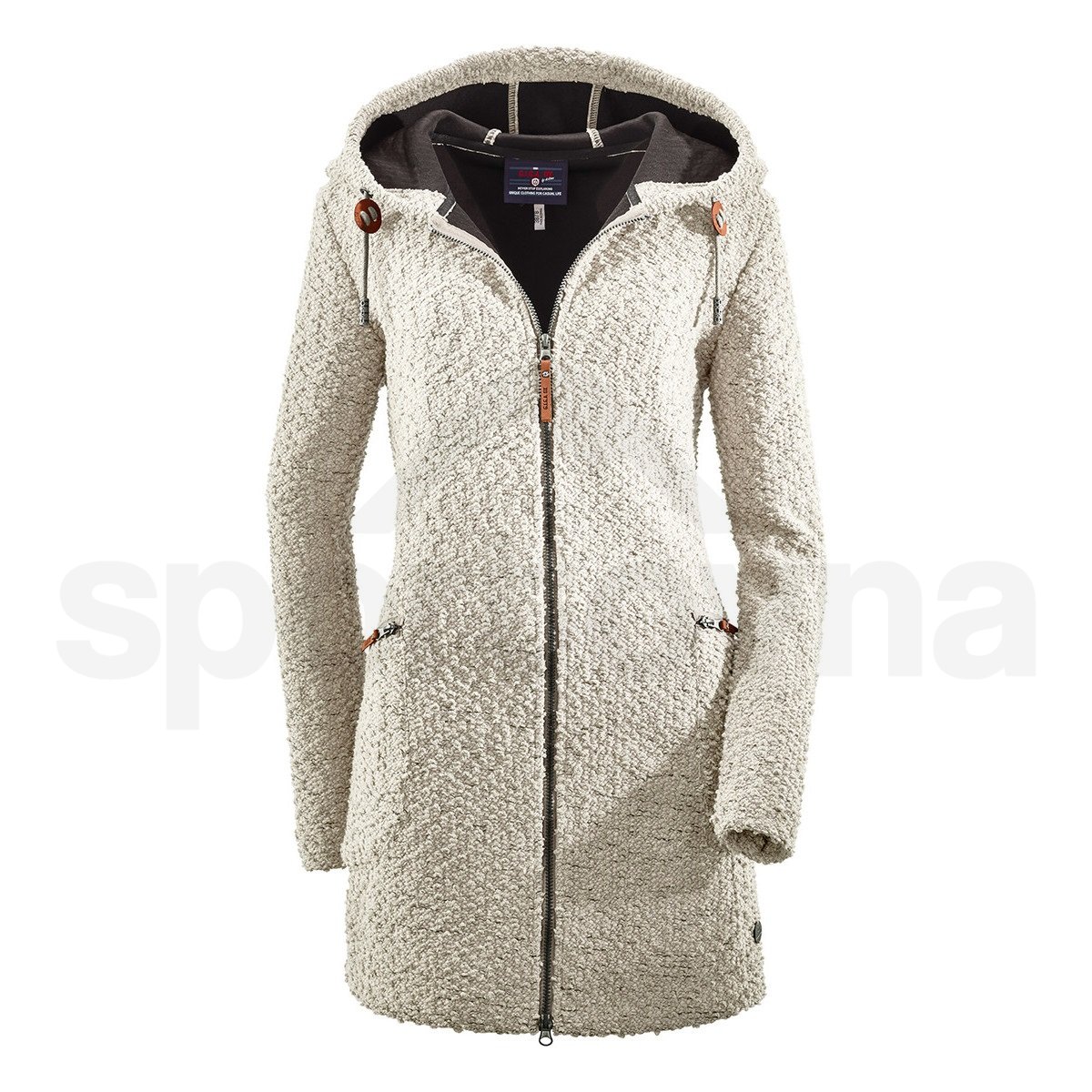 Killtec Roshana Casual Knit Coat W - béžová