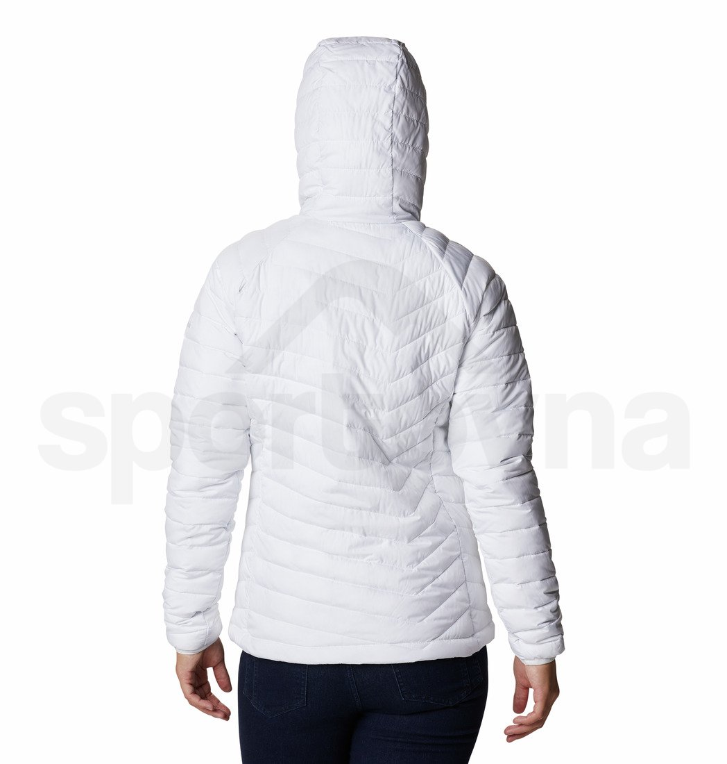 Bunda Columbia Powder Lite™ Hooded Jacket W - bílá