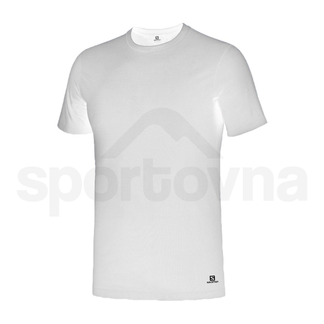 Pánské tričko Salomon Promo SS TEE M - bílá L