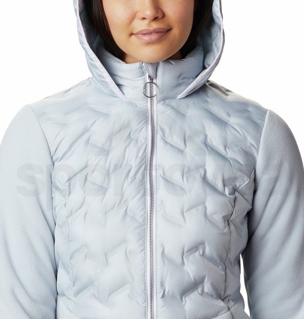 Mikina Columbia Delta Ridge™ Hybrid Fleece FZ - šedá/bílá