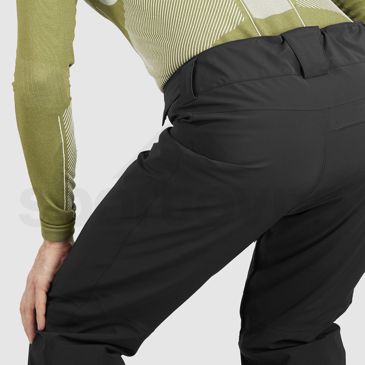 Kalhoty Salomon BRILLIANT PANT M - černá (prodloužená délka)