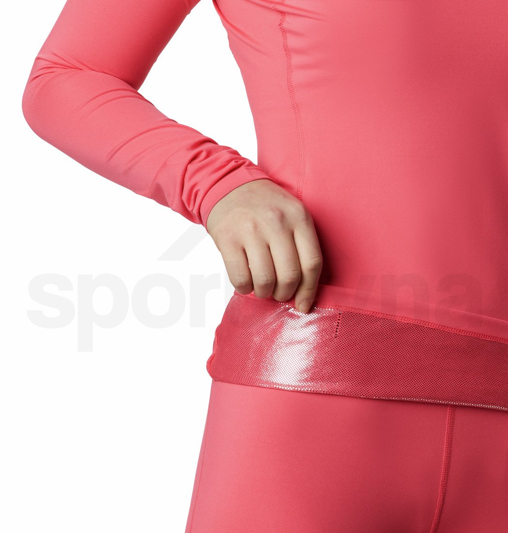 Funkční tričko Columbia Midweight Stretch Long Sleeve Top W - světle růžová