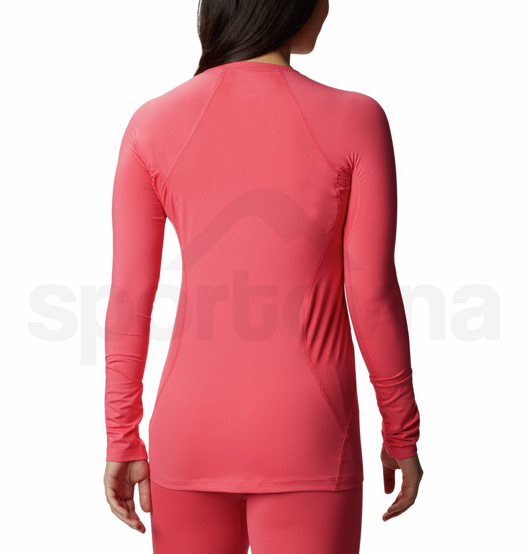 Funkční tričko Columbia Midweight Stretch Long Sleeve Top W - světle růžová