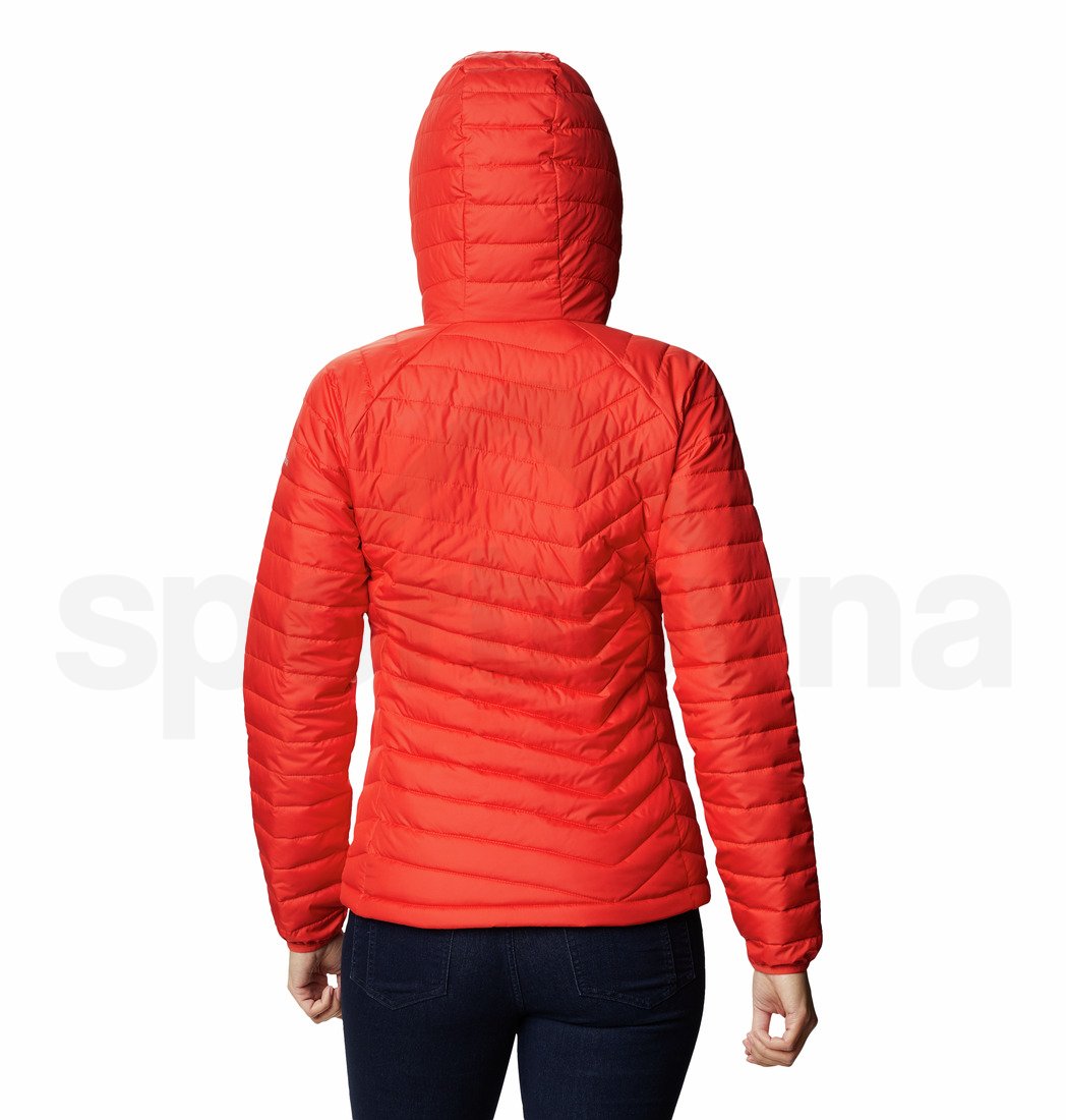 Bunda Columbia Powder Lite™ Hooded Jacket W - oranžová