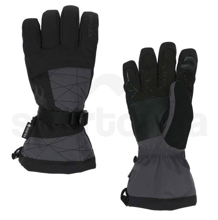 Rukavice Spyder SP-M Overweb GTX Ski Glove - šedá/černá