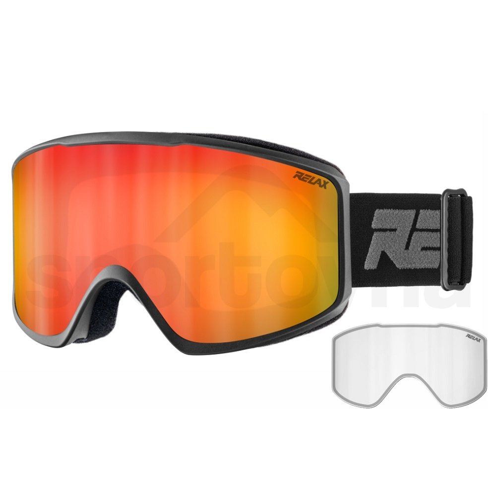 Brýle Relax MINER HTG70 - černá/oranžová