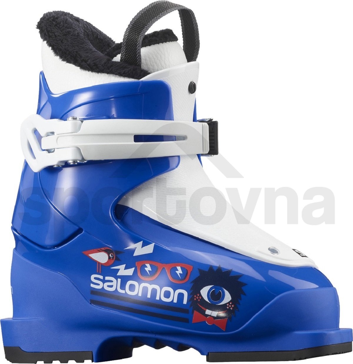 Lyžařské boty Salomon T1 Race - modrá/bílá