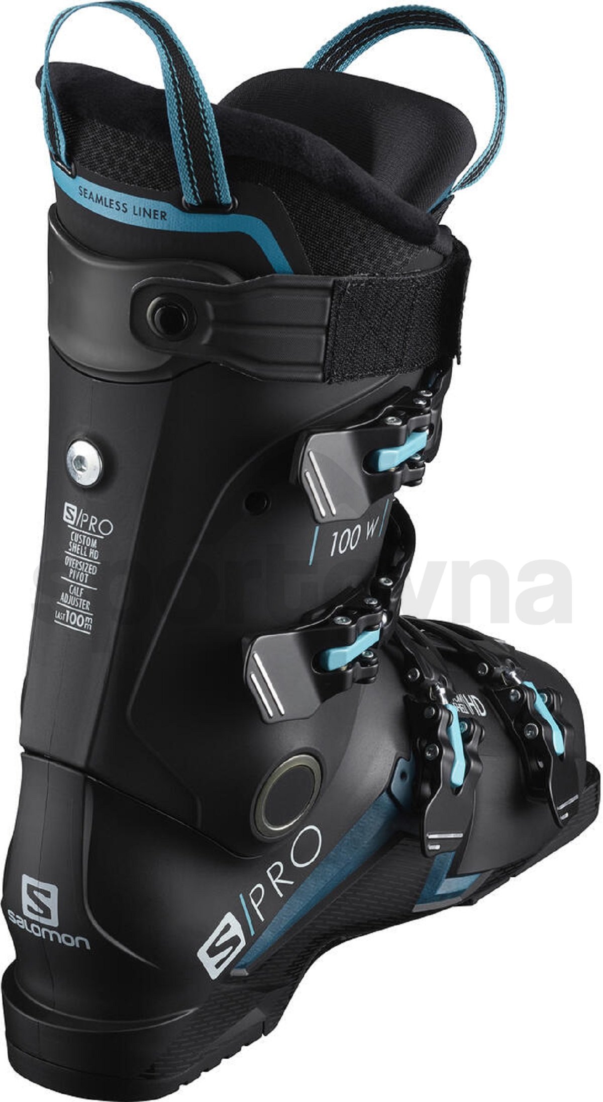 Lyžařské boty Salomon S/Pro 100 W Black - černá/modrá