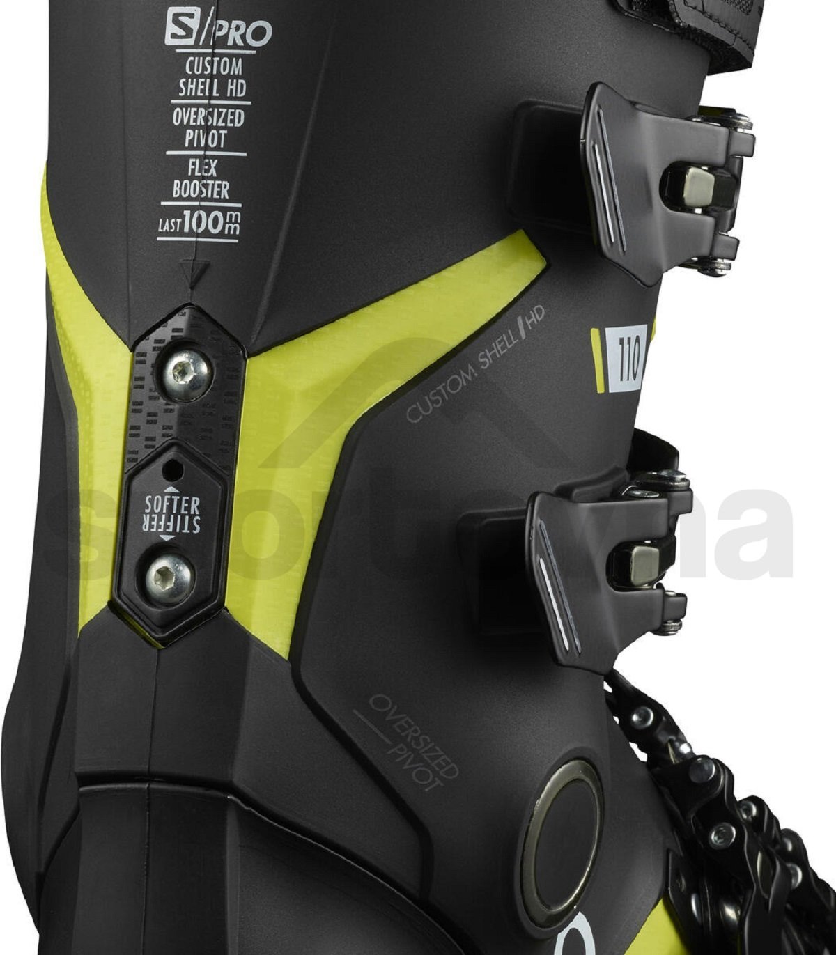 Lyžařské boty Salomon S/Pro 110 Black M - černá/žlutá