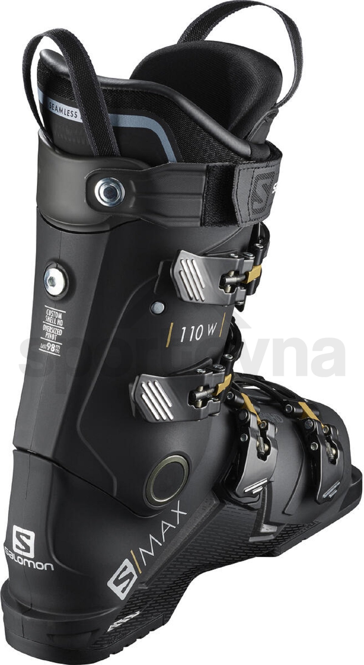 Lyžařské boty Salomon S/Max 110 W Black - černá