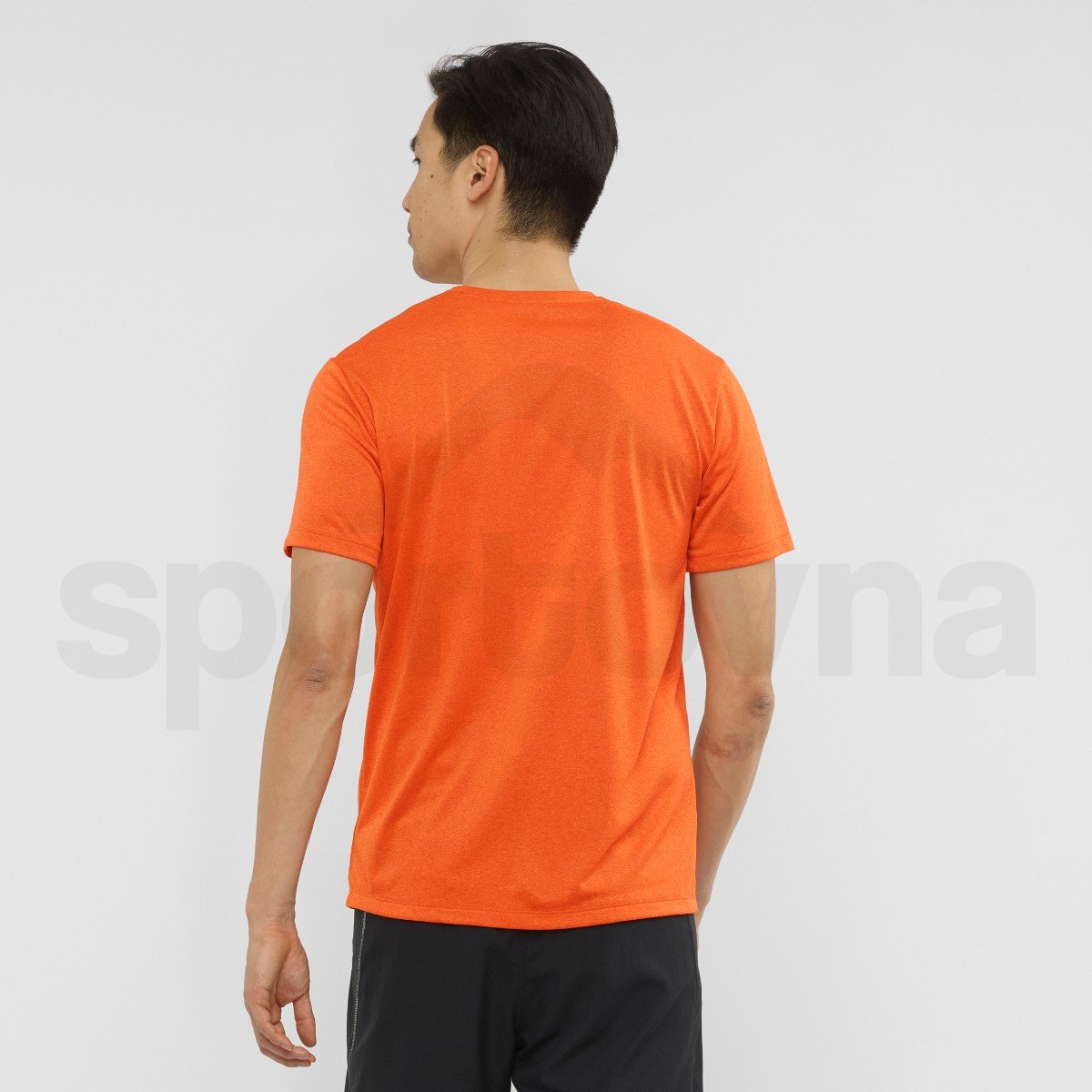Tričko Salomon AGILE GRAPHIC TEE M - oranžová