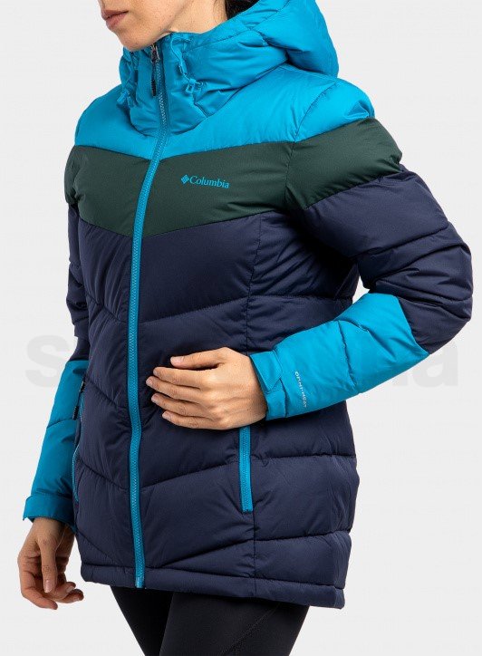 Bunda Columbia Abbott Peak™ Insulated Jacket W - modrá/zelená