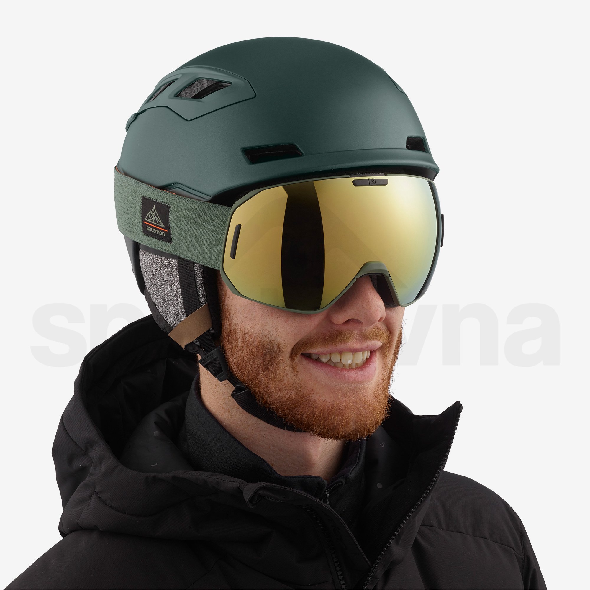 Lyžařská helma Salomon QST Charge M - zelená