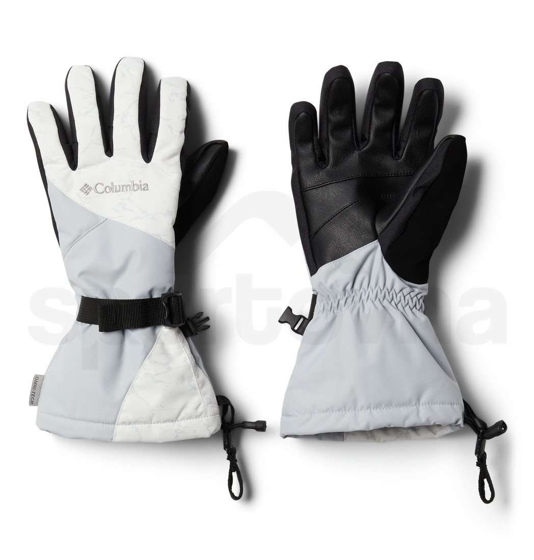 Rukavice Columbia W Whirlibird™ Glove W - šedá/bílá/černá