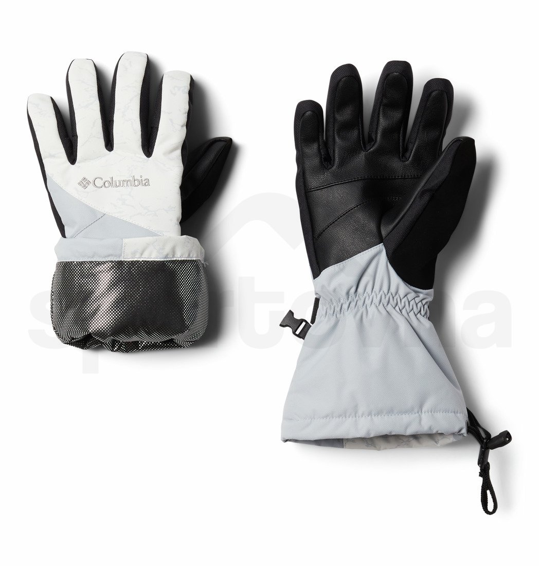 Rukavice Columbia W Whirlibird™ Glove W - šedá/bílá/černá
