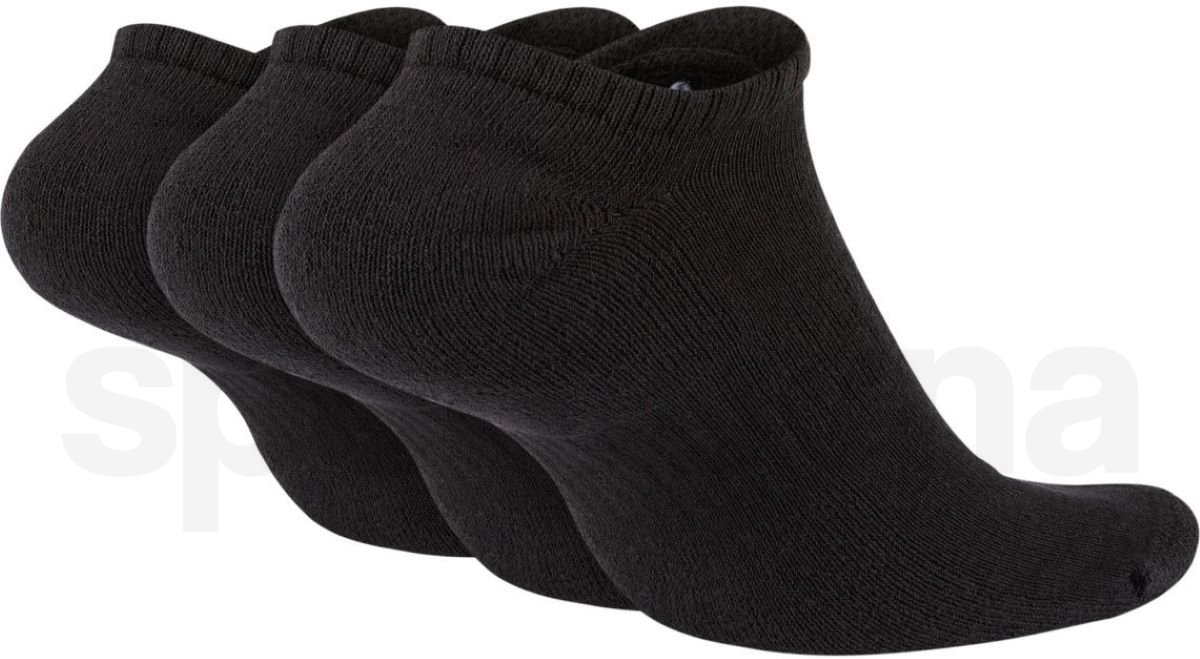 Ponožky Nike Everyday Cushioned 3 páry - černá