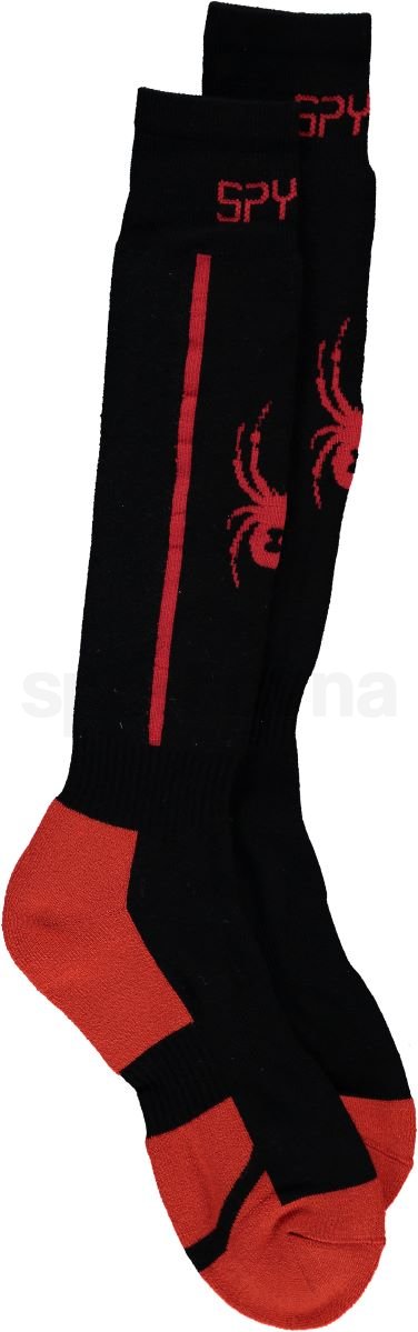 Ponožky Spyder Sweep M - černá/červená