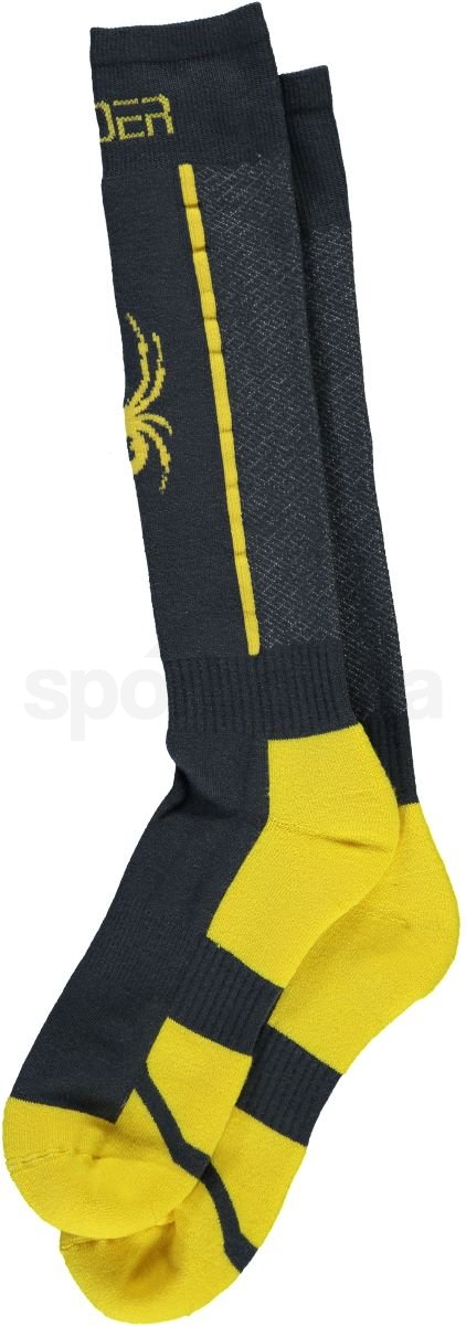 Ponožky Spyder Sweep M - šedá/žlutá