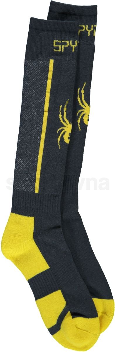 Ponožky Spyder Sweep M - šedá/žlutá