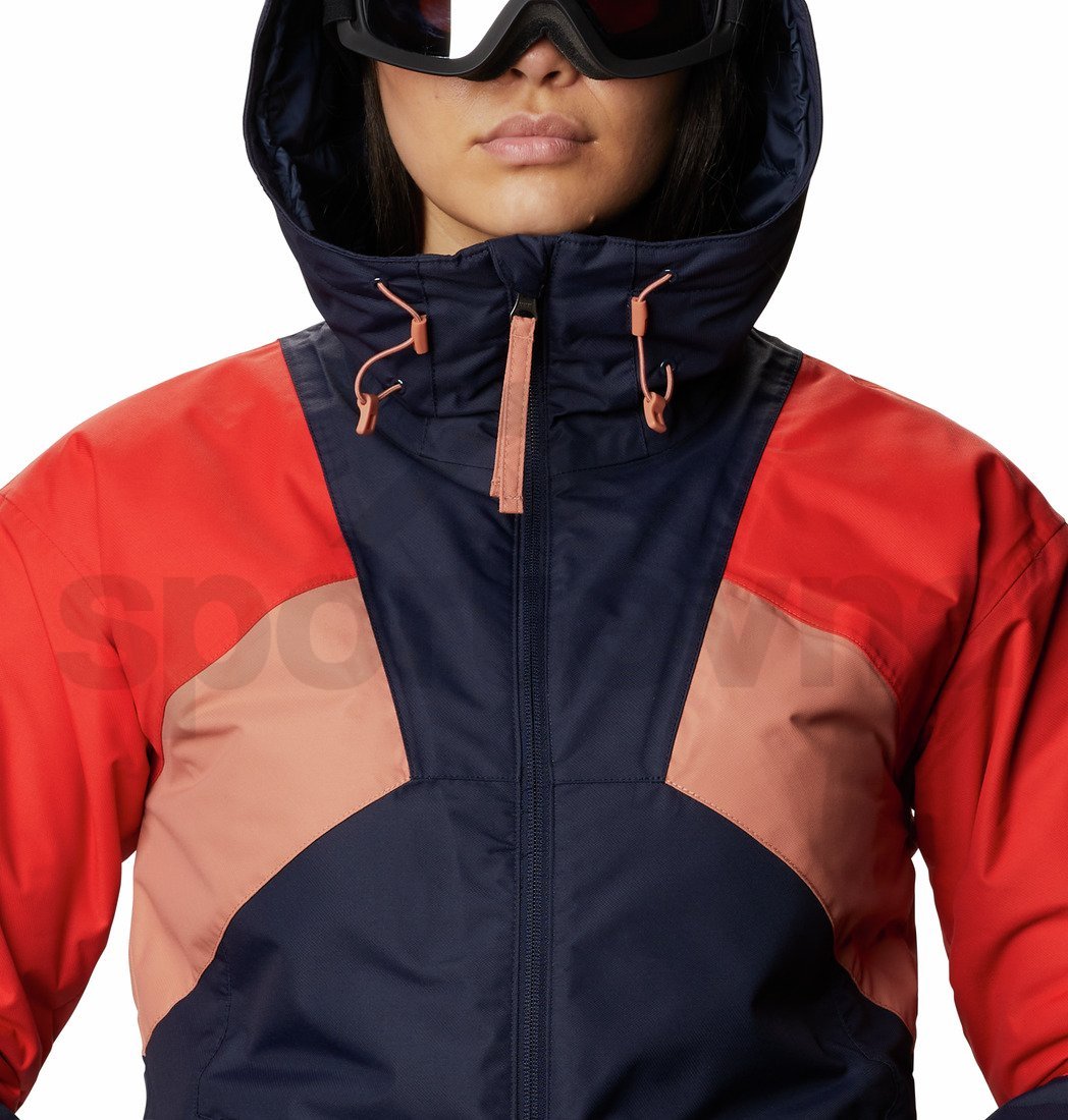 Bunda Columbia Alpine Diva™ Insulated Jacket W - červená/modrá
