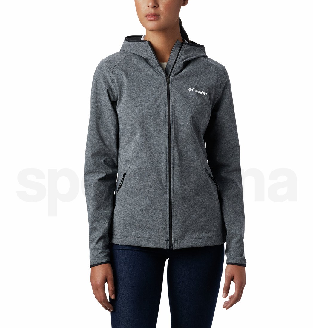 Bunda Columbia Heather Canyon™ Softshell Jacket W - šedá/černá