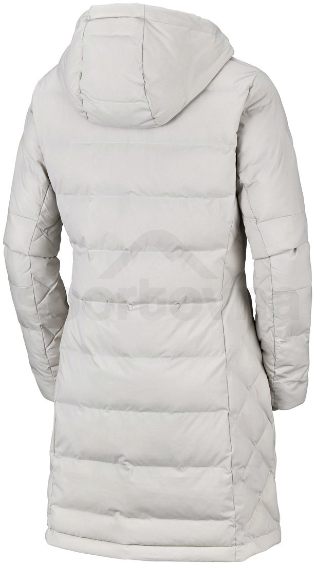 Kabát Columbia Cold Fighter™ Mid Jacket W - světle šedá/bílá