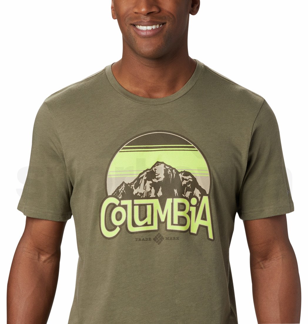 Tričko Columbia Basin Butte™ SS Graphic Tee M - zelená