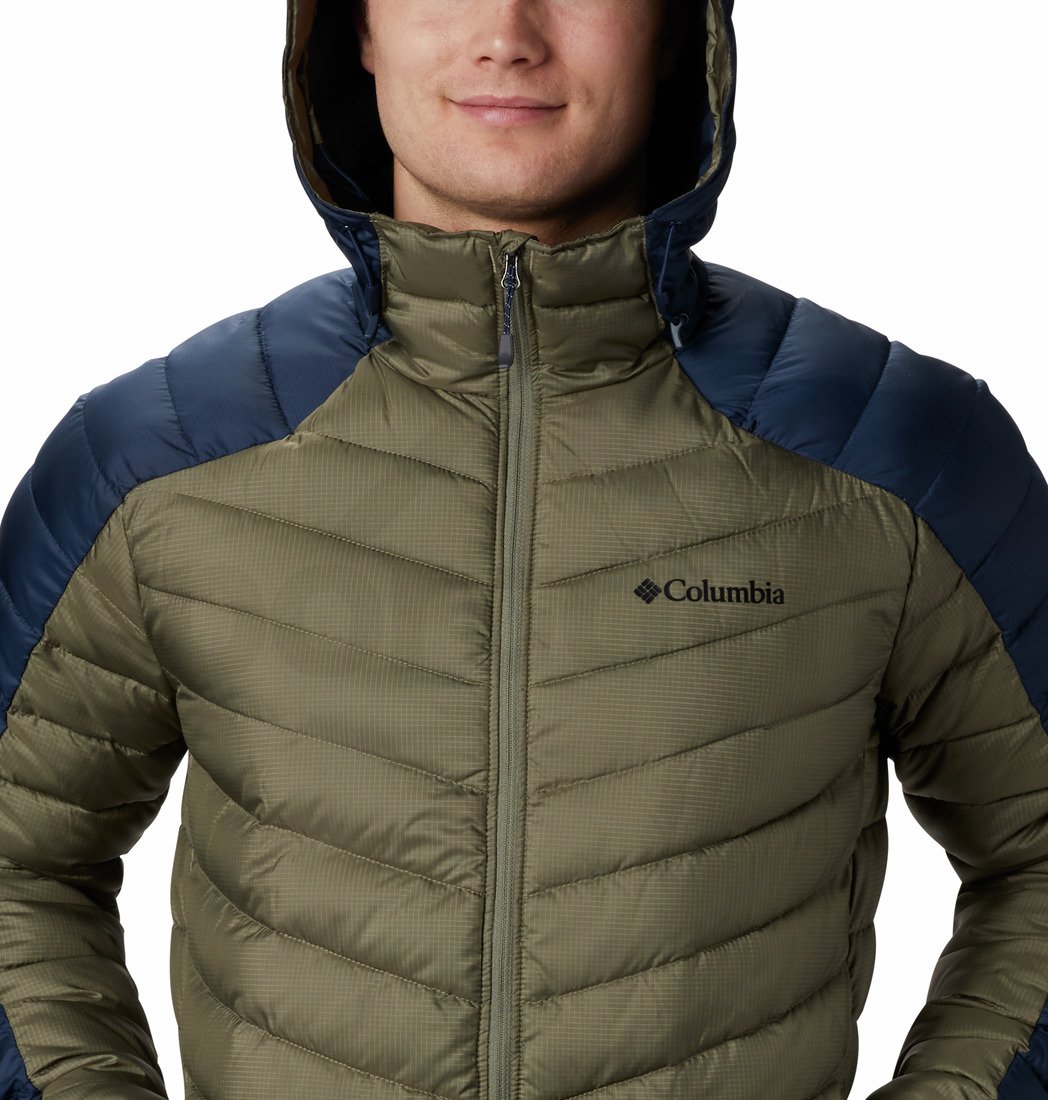 Bunda Columbia Horizon Explorer™ Hooded Jacket M - modrá/zelená