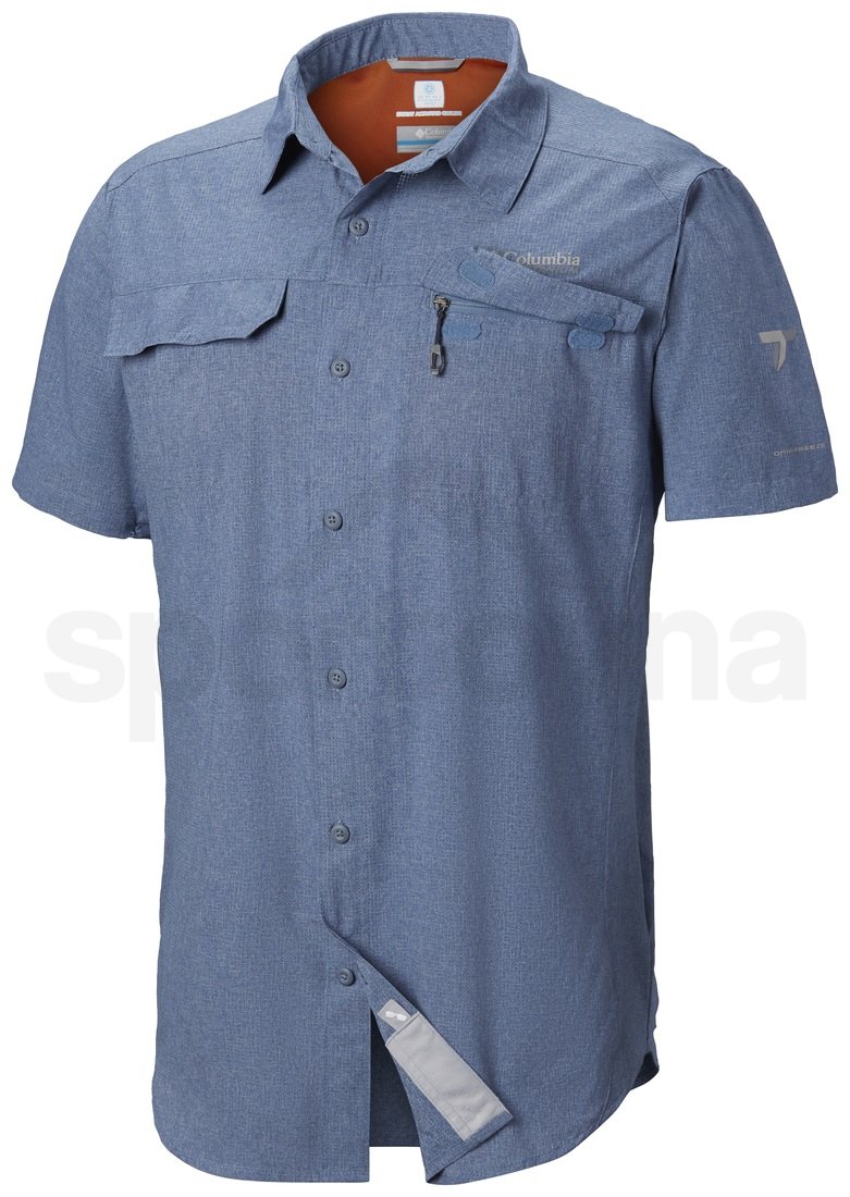Košile Columbia Irico™ Men's Short Sleeve Shirt M - modrá