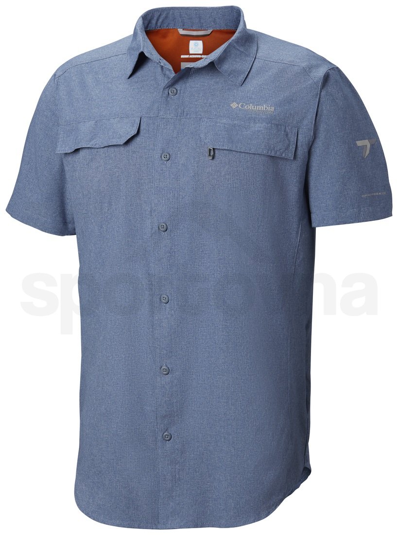 Košile Columbia Irico™ Men's Short Sleeve Shirt M - modrá
