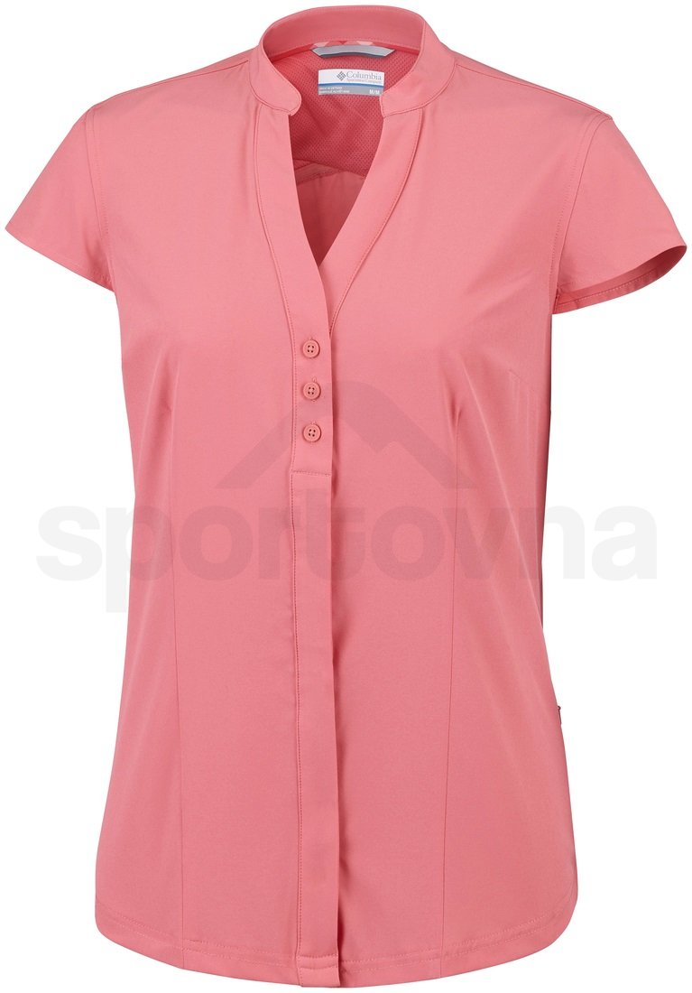 Košile Columbia Saturday Trail™ Stretch SS Shirt W - růžová