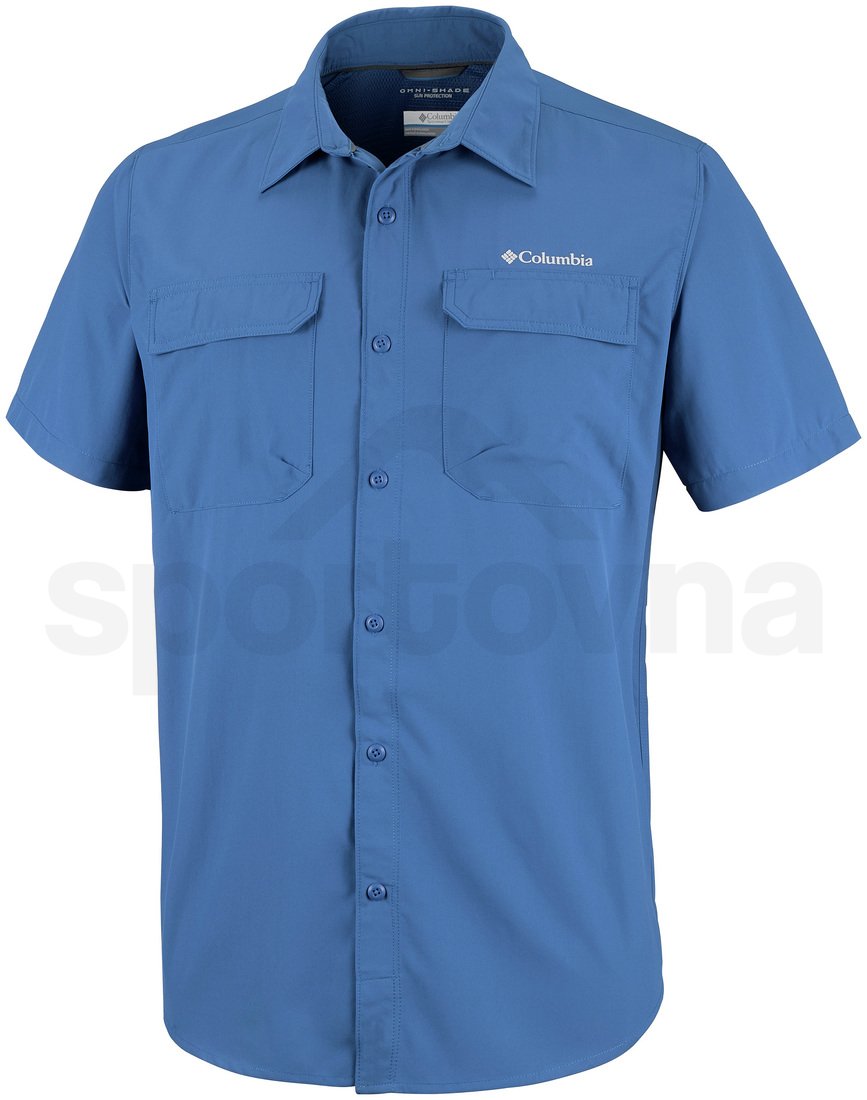 Košile Columbia Silver Ridge™ II Short Sleeve Shirt M - modrá