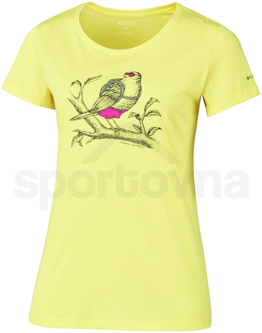 Tričko Columbia Birdy Buddy Short Sleeve Tee W - žlutá