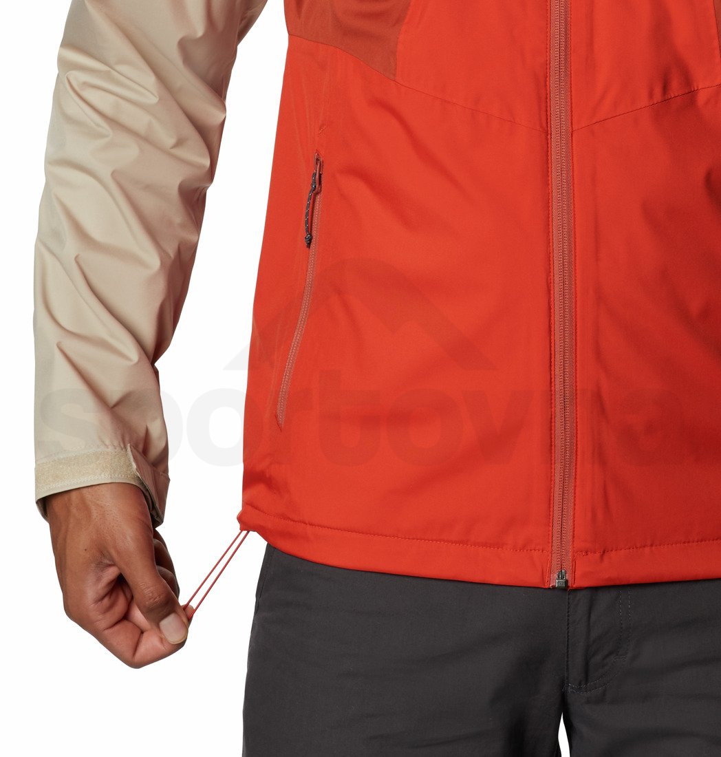 Bunda Columbia Inner Limits™ II Jacket M - červená/hnědá