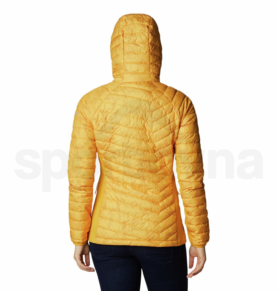 Bunda Columbia Powder Pass™ Hooded Jacket W - žlutá