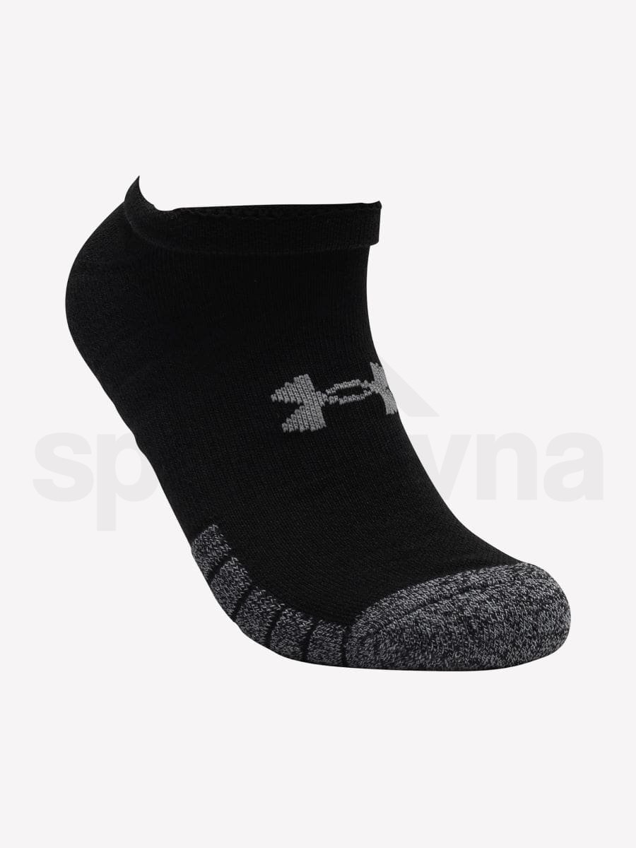 Ponožky Under Armour Heatgear NS - šedá/bílá/černá