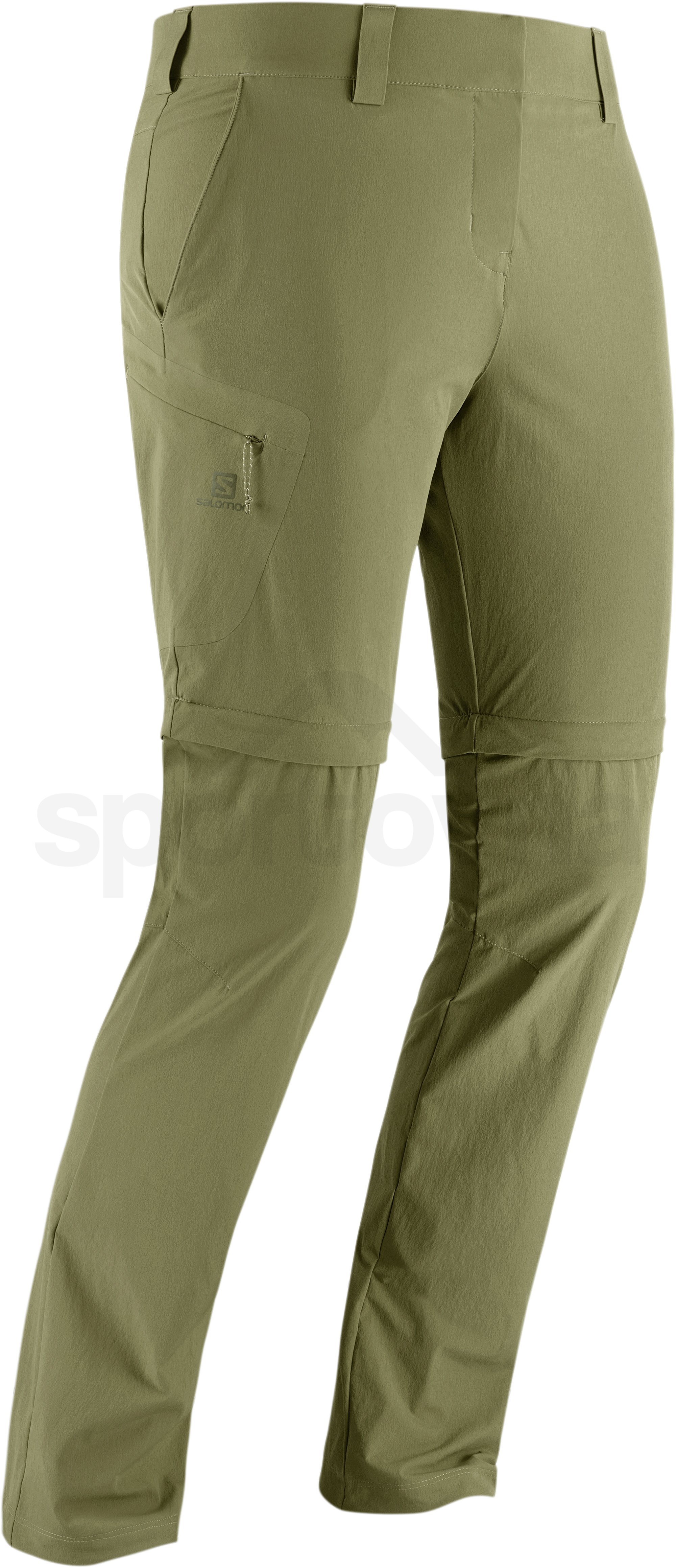 Kalhoty Salomon Wayfarer Zip Off Pant W - zelená