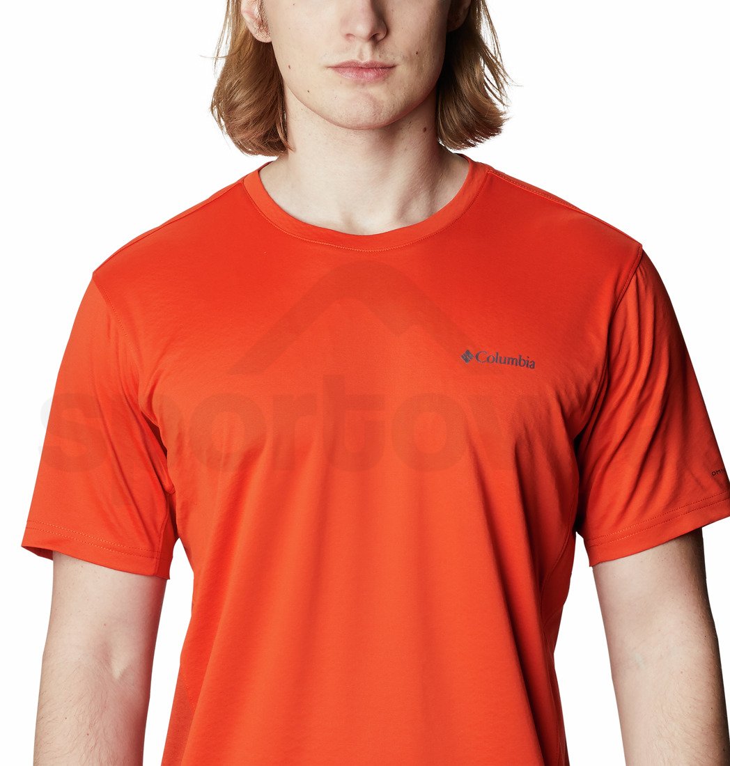 Tričko Columbia M Zero Ice Cirro-Cool™ SS Shirt Cool M - oranžová