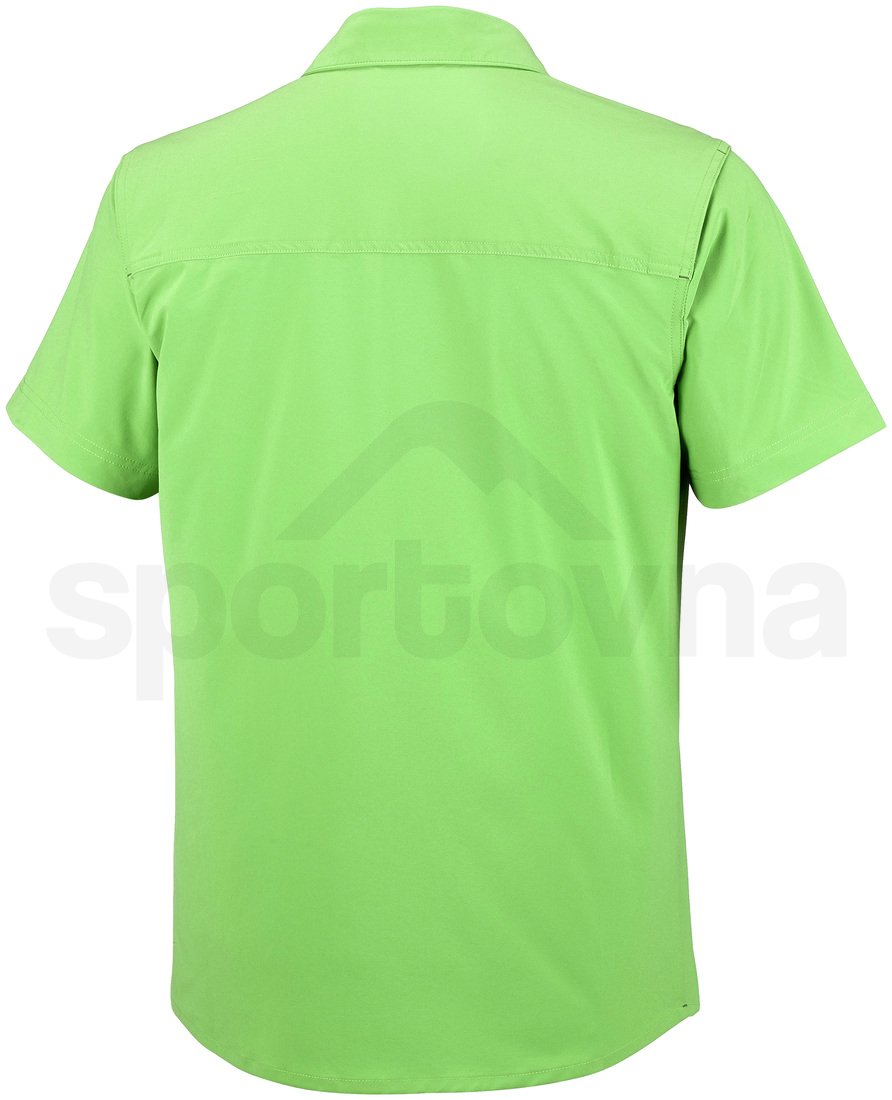 Košile Columbia Triple Canyon Solid Short Sleeve Shirt M - zelená