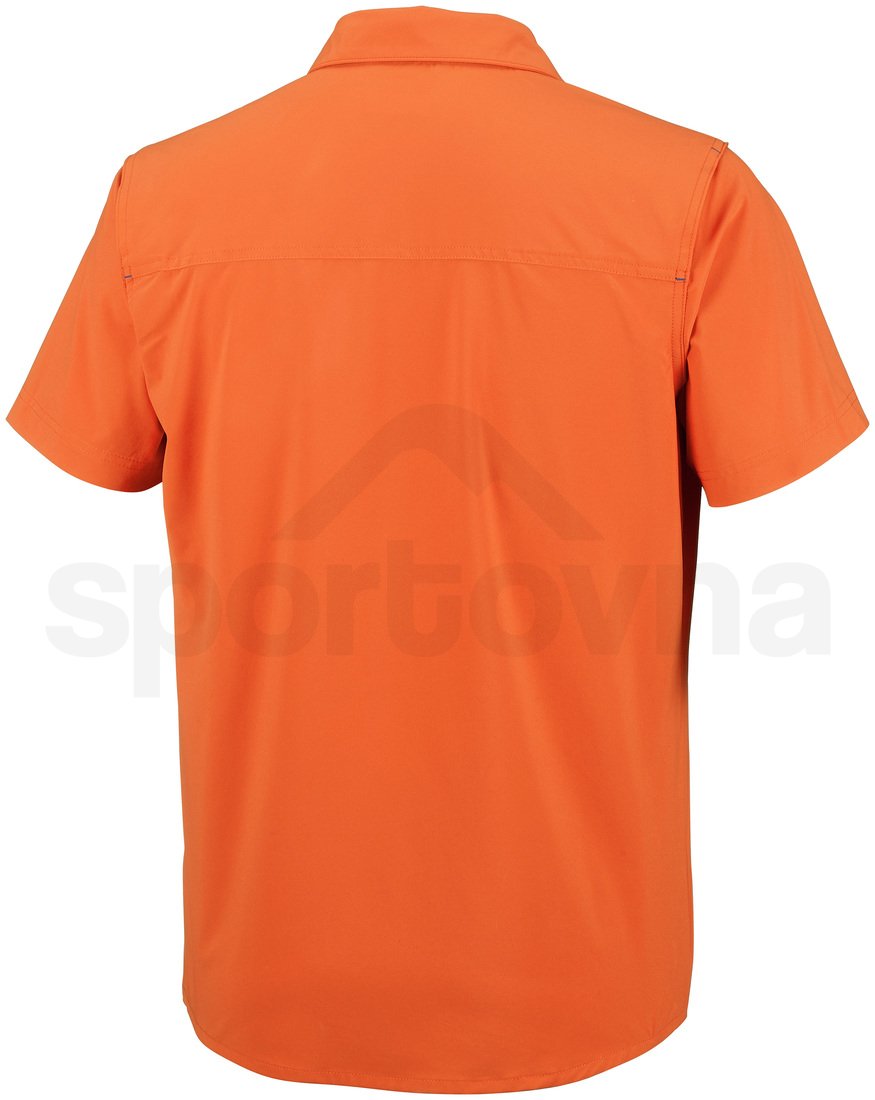 Košile Columbia Triple Canyon Solid Short Sleeve Shirt M - oranžová