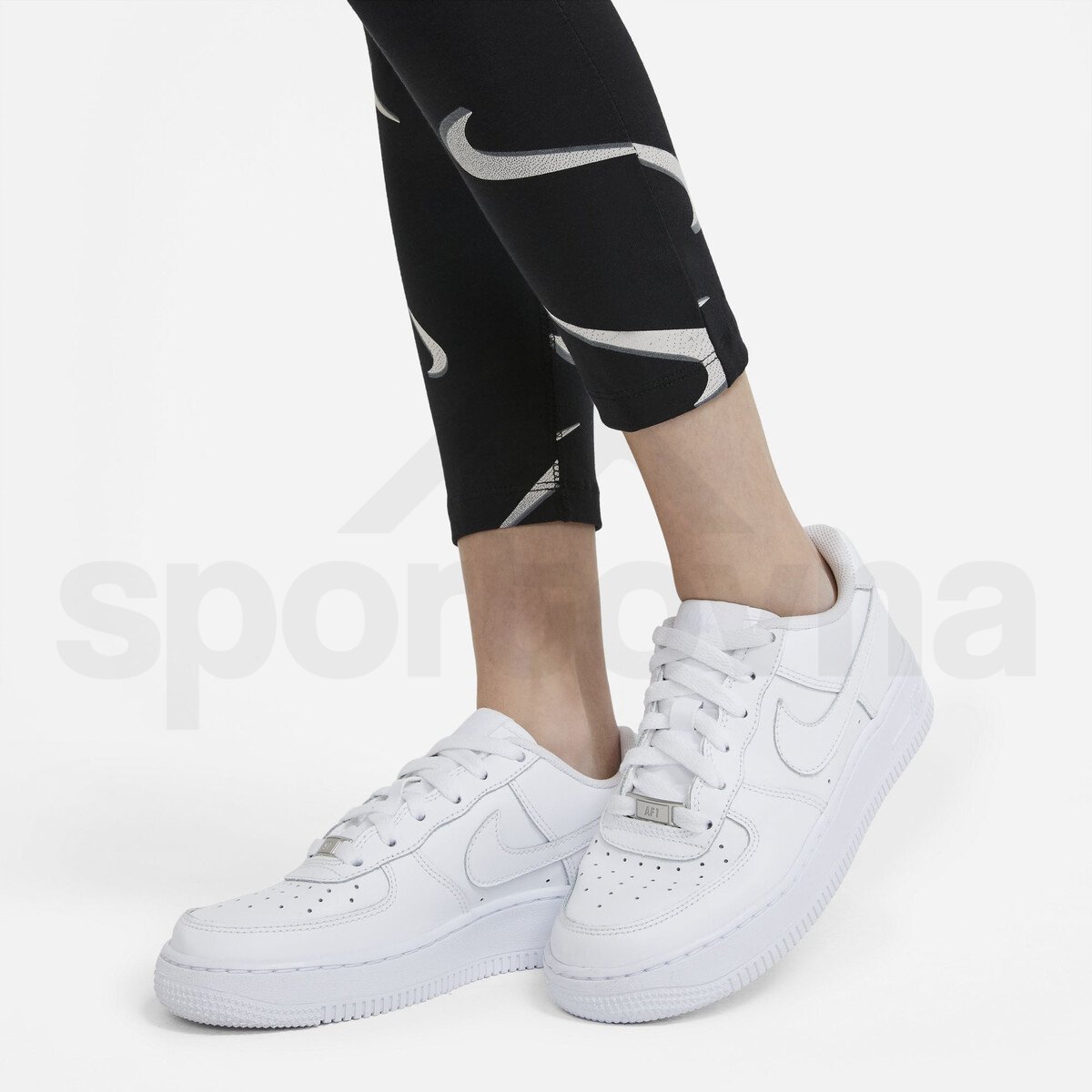 Legíny Nike Sportswear Favorites J - černá/bílá