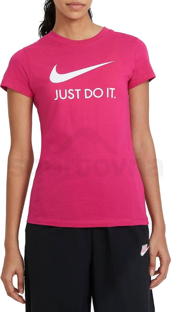Tričko Nike Sportswear Just Do It W - růžová