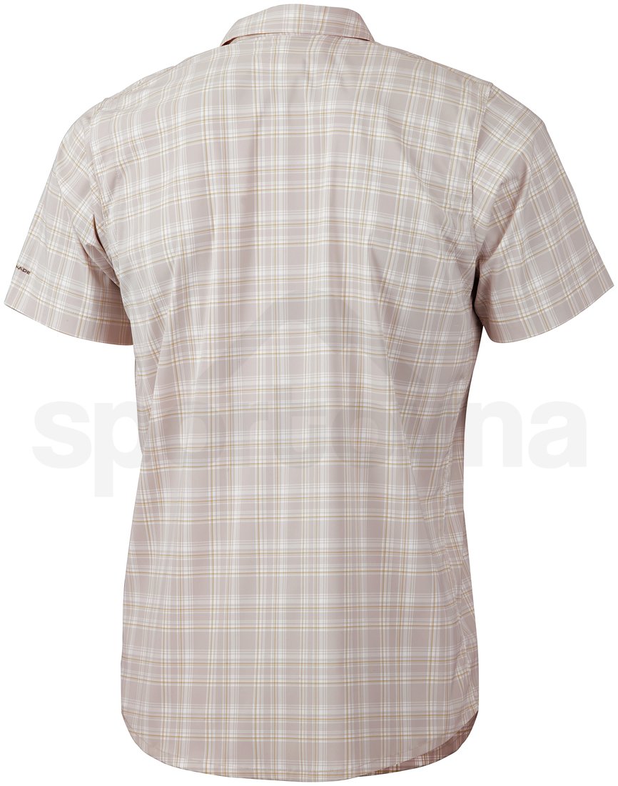 Košile Columbia Royce Peak Plaid Short Sleeve Shirt M - béžová
