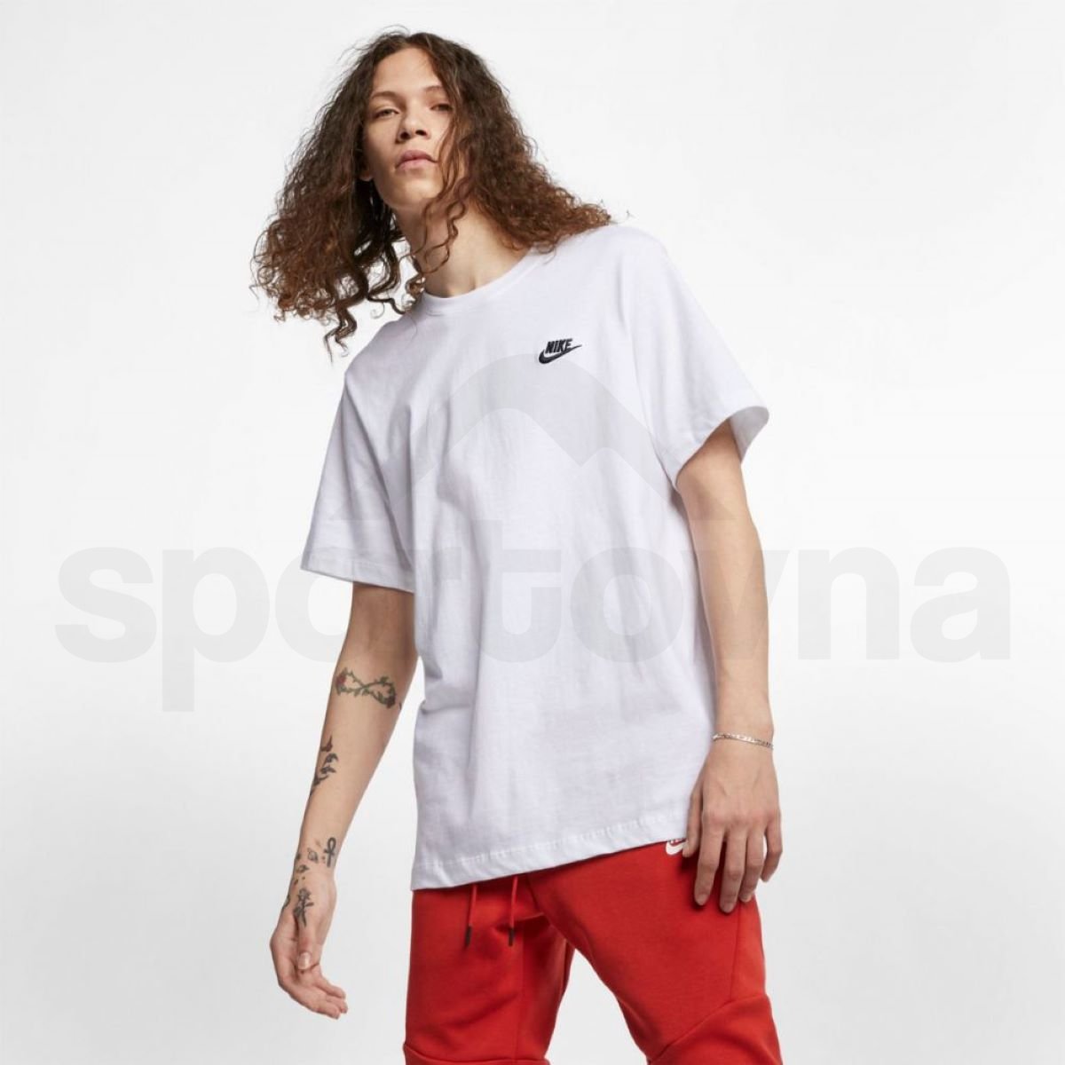 Tričko Nike Sportswear Club Tee M - bílá