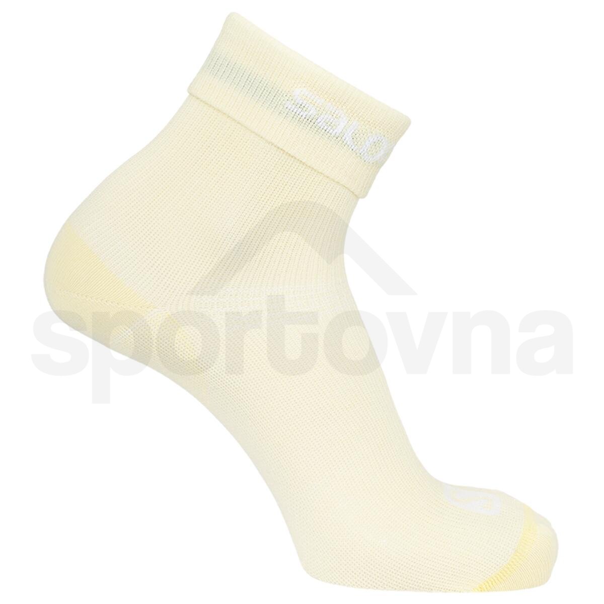 Ponožky Salomon Sonic Quarter - bílá