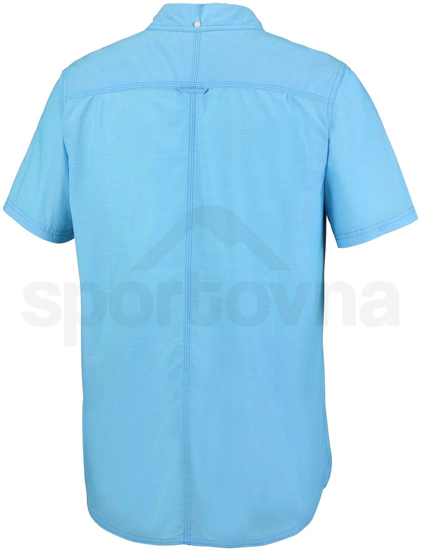 Košile Columbia Campside Crest™ Short Sleeve Shirt M - modrá