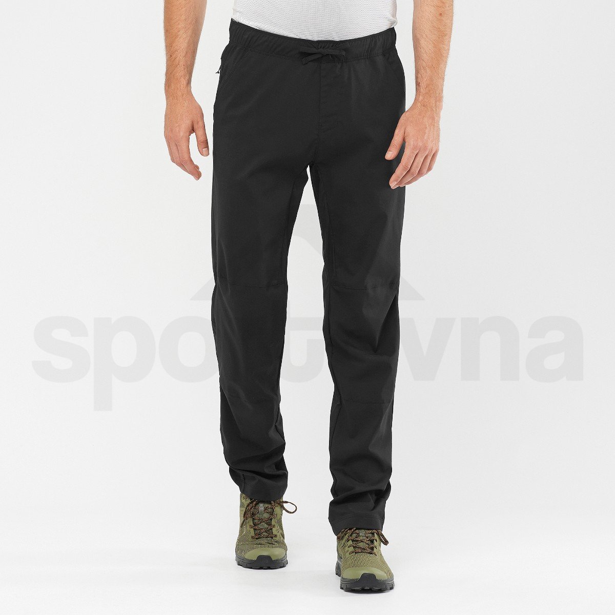 Kalhoty Salomon EXPLORE TAPERED PANTS M - černá