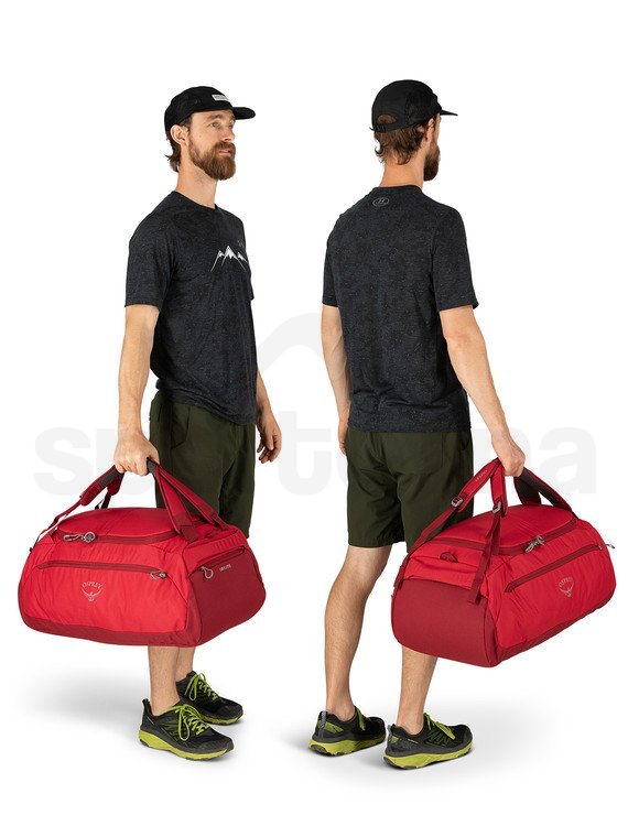 Cestovní taška Osprey Daylite Duffel 60l - červená